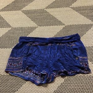 Blue shorts